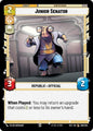 Star Wars Unlimited Secrets of Power Junior Senator 200/264 Common Near Mint