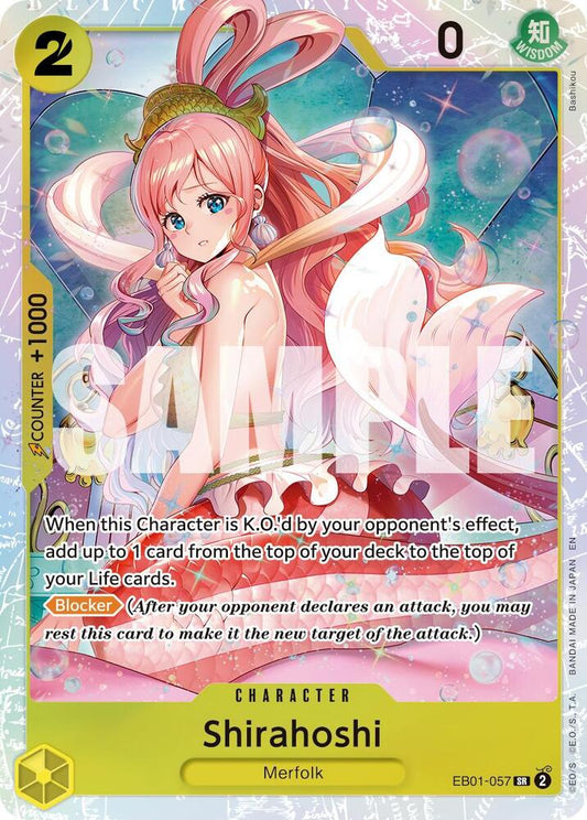 One Piece Card Game Premium Booster -The Best- Vol. 2 Shirahoshi (Reprint) EB01-057 SR