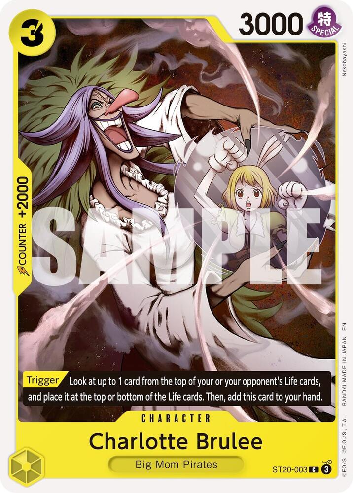 One Piece Card Game Premium Booster -The Best- Vol. 2 Charlotte Brulee (Reprint) ST20-003 C Near Mint