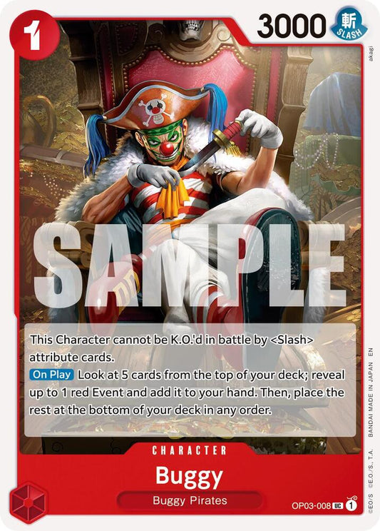 One Piece Card Game Premium Booster -The Best- Vol. 2 Buggy - OP03-008 (Reprint) OP03-008 UC
