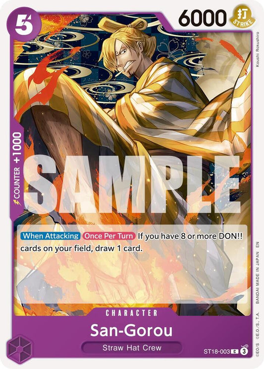 One Piece Card Game Premium Booster -The Best- Vol. 2 San-Gorou (Reprint) ST18-003 C