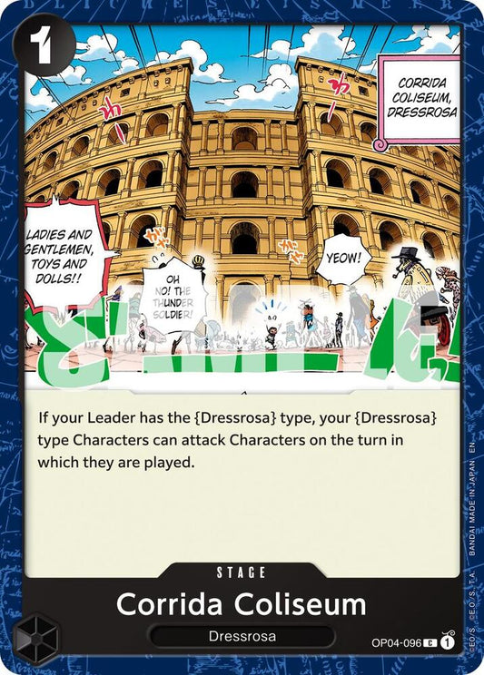 One Piece Card Game Premium Booster -The Best- Vol. 2 Corrida Coliseum (Reprint) OP04-096 C