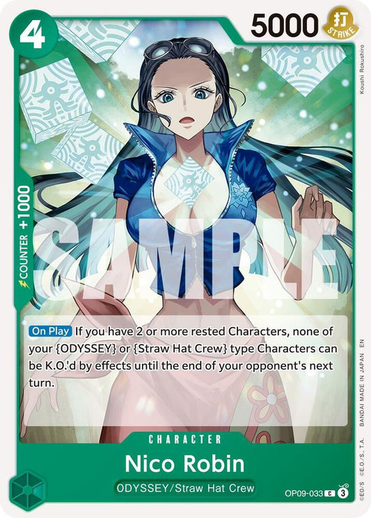 One Piece Card Game Premium Booster -The Best- Vol. 2 Nico Robin - OP09-033 (Reprint) OP09-033 C