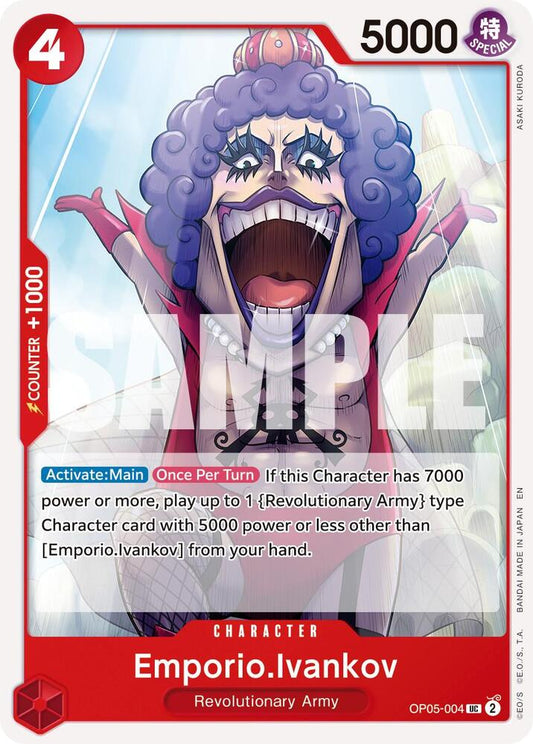 One Piece Card Game Premium Booster -The Best- Vol. 2 Emporio.Ivankov (Reprint) OP05-004 UC