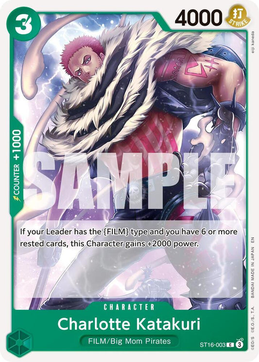 One Piece Card Game Premium Booster -The Best- Vol. 2 Charlotte Katakuri (Reprint) ST16-003 C Near Mint