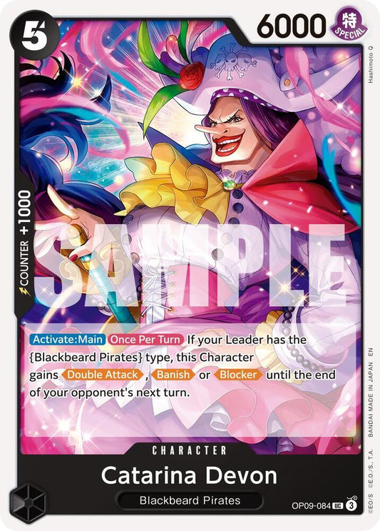 One Piece Card Game Premium Booster -The Best- Vol. 2 Catarina Devon (Reprint) OP09-084 UC