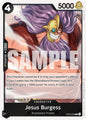 One Piece Card Game Premium Booster -The Best- Vol. 2 Jesus Burgess (Reprint) OP09-086 R Near Mint Foil