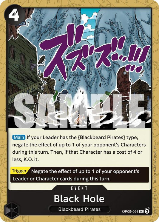 One Piece Card Game Premium Booster -The Best- Vol. 2 Black Hole (Reprint) OP09-098 UC
