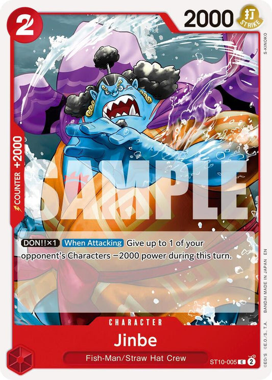 One Piece Card Game Premium Booster -The Best- Vol. 2 Jinbe - ST10-005 (Reprint) ST10-005 C