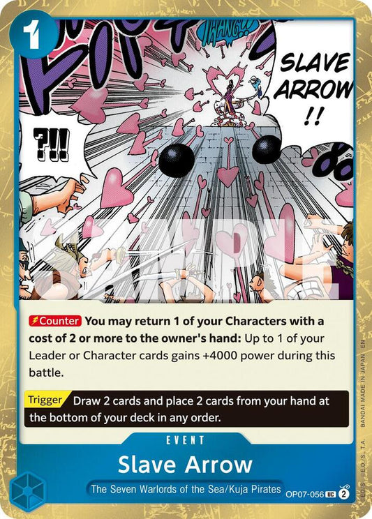One Piece Card Game Premium Booster -The Best- Vol. 2 Slave Arrow (Pirate Foil) OP07-056 UC