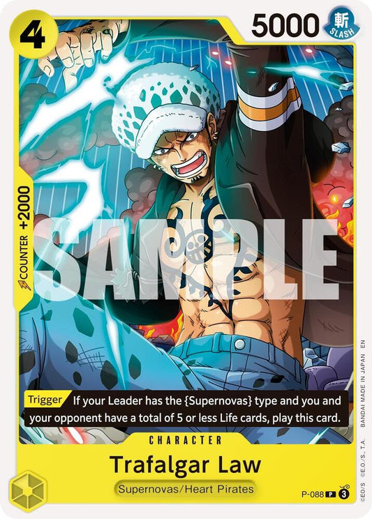 One Piece Card Game Premium Booster -The Best- Vol. 2 Trafalgar Law - P-088 (Reprint) P-088 PR