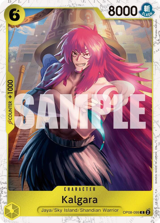 One Piece Card Game Premium Booster -The Best- Vol. 2 Kalgara (Pirate Foil) OP08-099 C
