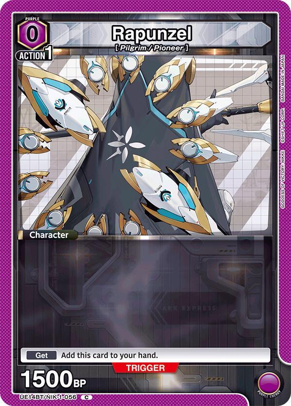 Union Arena UE14BT: GODDESS OF VICTORY: NIKKE Rapunzel (056) UE14BT/NIK-1-056 Common Near Mint