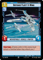 Star Wars Unlimited Secrets of Power Defense Fleet X-Wing 60/264 Common Near Mint