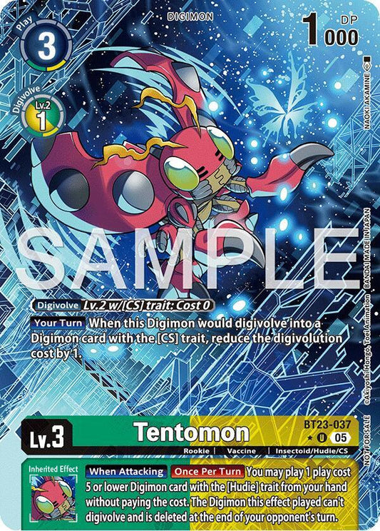 Digimon TCG Hackers' Slumber Tentomon (Hacker's Slumber Box Promotion Pack) BT23-037 U Uncommon
