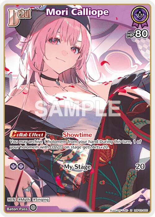 hololive OFFICIAL CARD GAME Quintet Spectrum Mori Calliope (U) (hBP02-055) hBP02-055 Uncommon