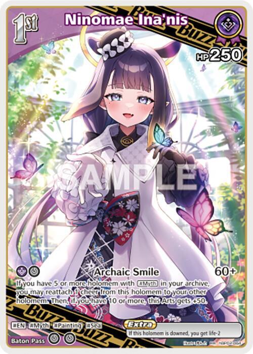 hololive OFFICIAL CARD GAME Quintet Spectrum Ninomae Ina'nis (RR) hBP02-064 Double Rare