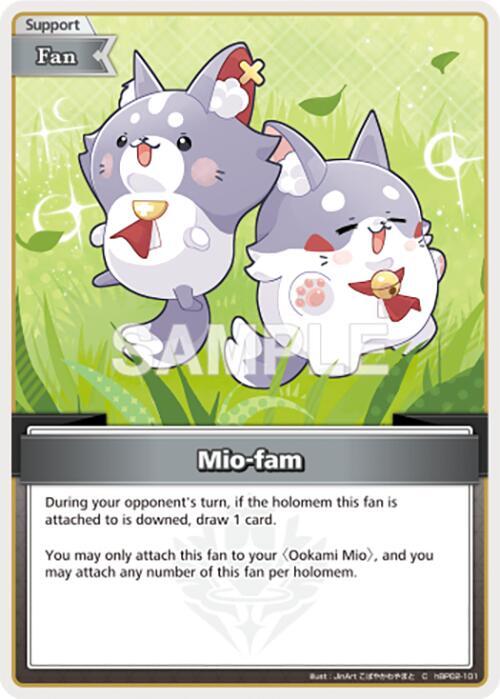 hololive OFFICIAL CARD GAME Quintet Spectrum Mio-fam (C) hBP02-101 Common Near Mint