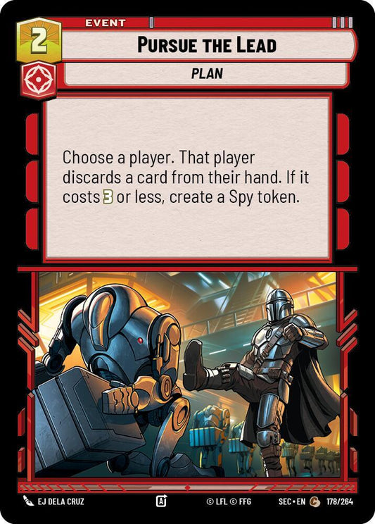 Star Wars Unlimited Secrets of Power Pursue the Lead 178/264 Common Near Mint