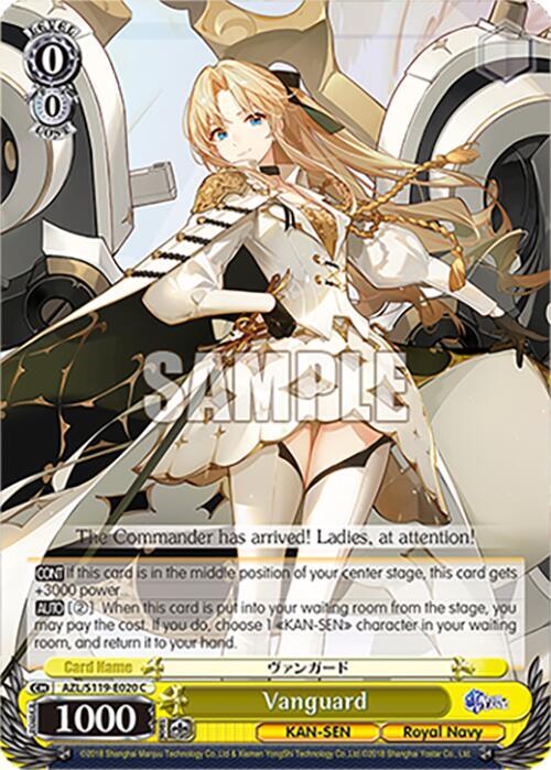 Weiss Schwarz Azur Lane Vol. 2 Vanguard AZL/S119-E020 C Common