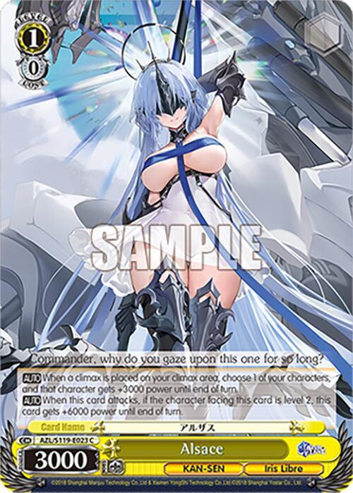 Weiss Schwarz Azur Lane Vol. 2 Alsace AZL/S119-E023 C Common