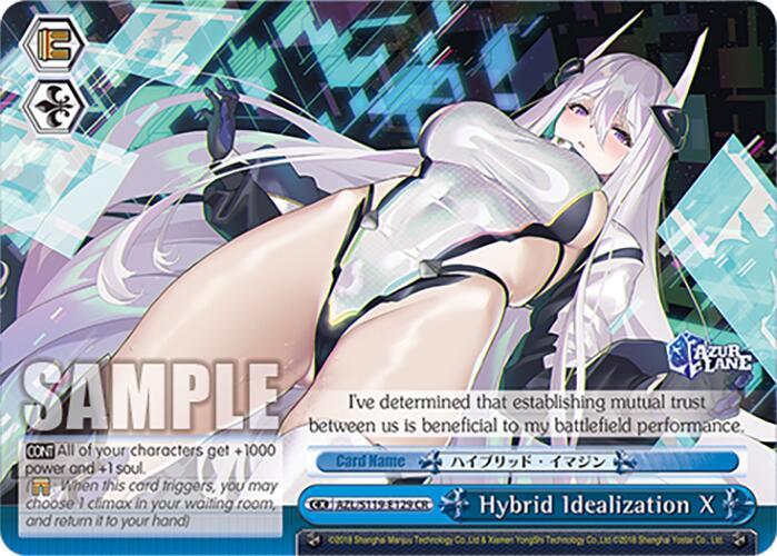Weiss Schwarz Azur Lane Vol. 2 Hybrid Idealization X AZL/S119-E129 CR Climax Rare Near Mint