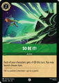 Lorcana TCG Whispers in the Well So Be It! 94/204 Common Near Mint
