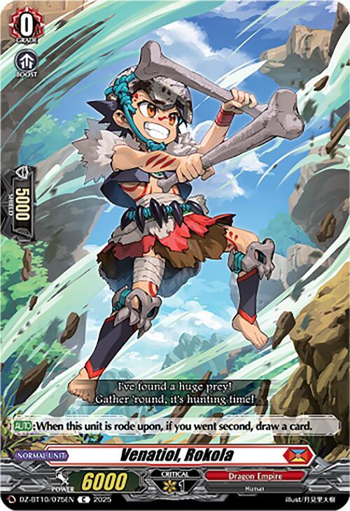 Cardfight Vanguard DZ-BT10: Dragonsoul Resonance Venatiol, Rokola DZ-BT10/075EN C Near Mint