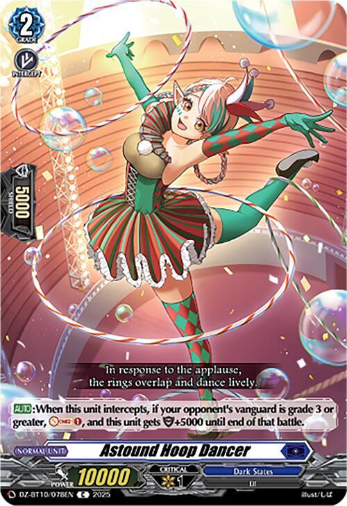 Cardfight Vanguard DZ-BT10: Dragonsoul Resonance Astound Hoop Dancer DZ-BT10/078EN C Near Mint