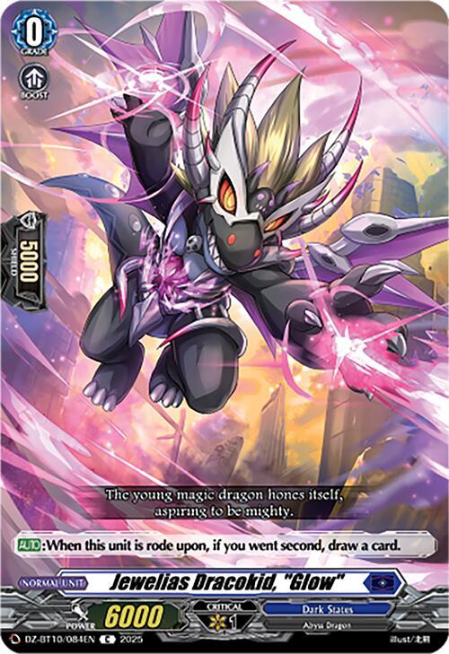 Cardfight Vanguard DZ-BT10: Dragonsoul Resonance Jewelias Dracokid, "Glow"  DZ-BT10/084EN - Common