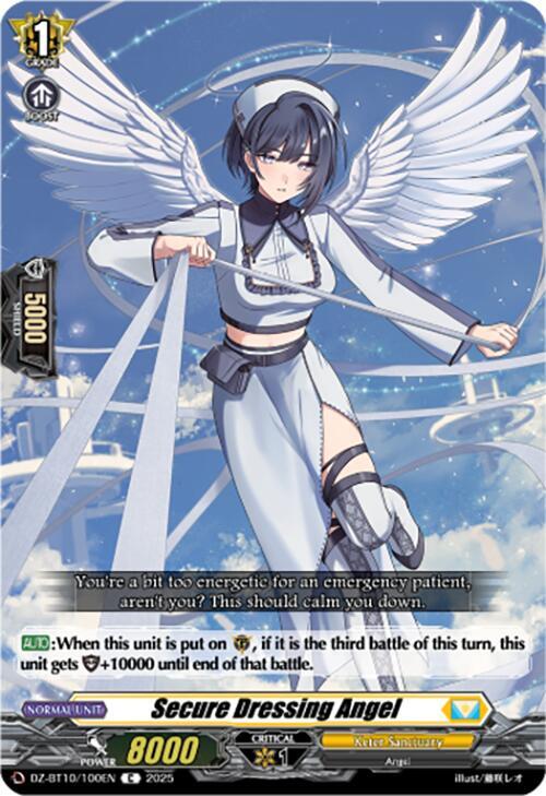 Cardfight Vanguard DZ-BT10: Dragonsoul Resonance Secure Dressing Angel DZ-BT10/100EN C Near Mint