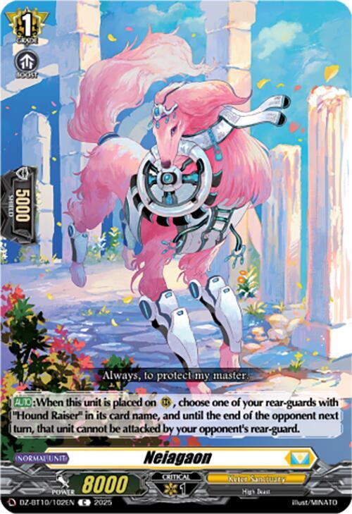 Cardfight Vanguard DZ-BT10: Dragonsoul Resonance Neiagaon DZ-BT10/102EN C Near Mint