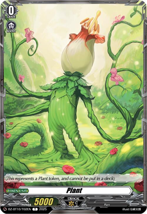 Cardfight Vanguard DZ-BT10: Dragonsoul Resonance Plant  DZ-BT10/T02EN - Token