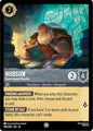 Lorcana TCG Whispers in the Well Hudson - Determined Reader 180/204 Common Near Mint Cold Foil
