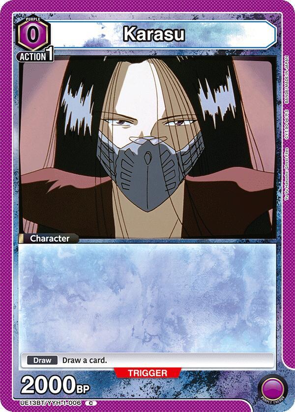 Union Arena UE13BT: Yu Yu Hakusho: Ghost Files Karasu (006) UE13BT/YYH-1-006 Common Near Mint
