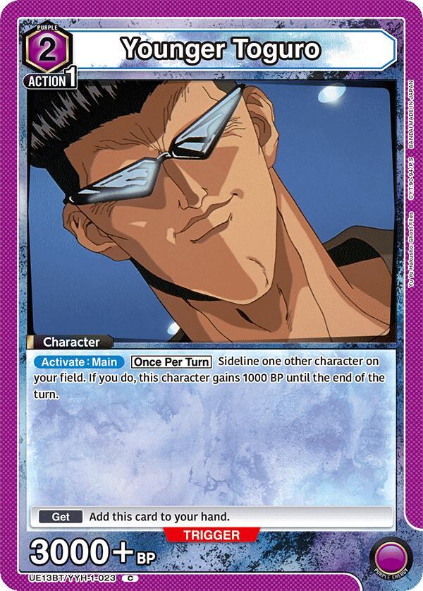 Union Arena UE13BT: Yu Yu Hakusho: Ghost Files Younger Toguro (023) UE13BT/YYH-1-023 Common Near Mint