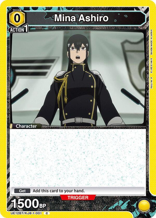Union Arena UE12BT: Kaiju No. 8 Mina Ashiro (001) UE12BT/KJ8-1-001 Common Near Mint