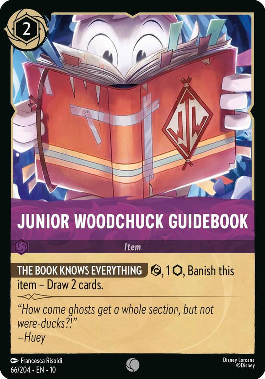 Lorcana TCG Whispers in the Well Junior Woodchuck Guidebook 66/204 Common Near Mint