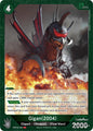 Godzilla Card Game Booster Set 2: G: Monsters Raid Again Gigan (2004) (EBP02-060) EBP02-060 R Near Mint Foil