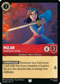 Lorcana TCG Whispers in the Well Mulan - Standing Her Ground 126/204 Uncommon Near Mint