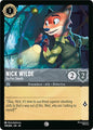 Lorcana TCG Whispers in the Well Nick Wilde - Sly Fox Sleuth 178/204 Common Near Mint