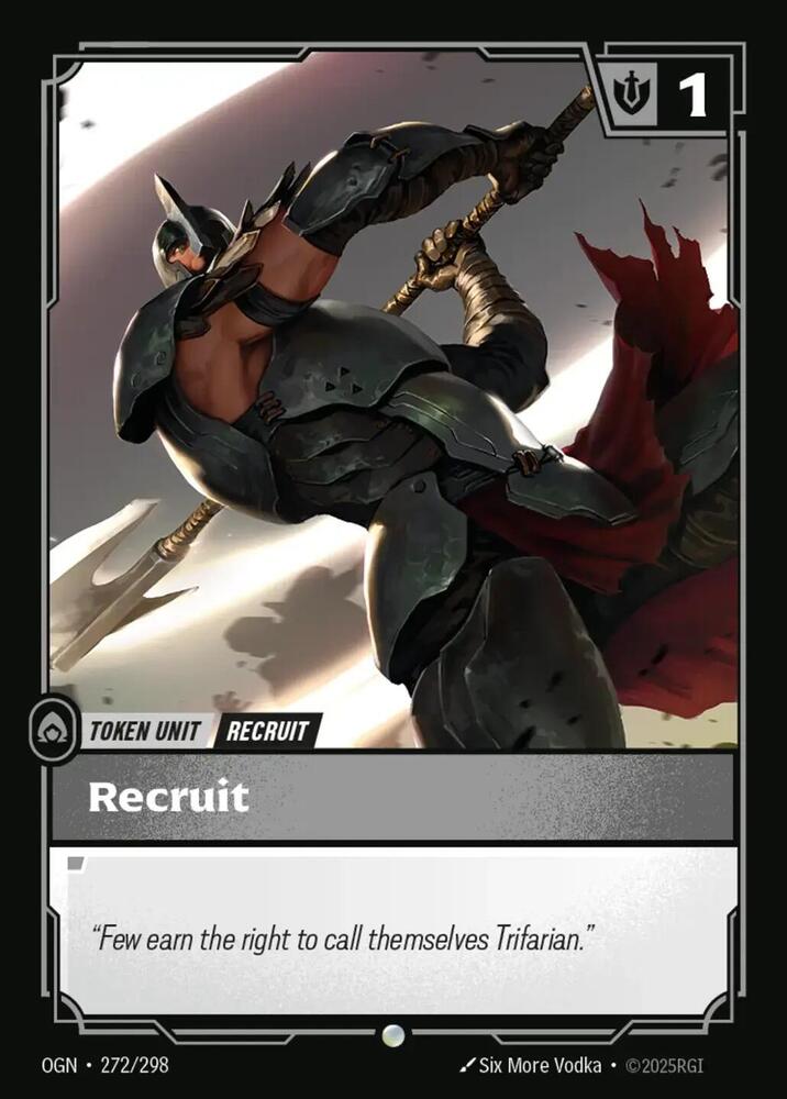 Riftbound: League of Legends Trading Card Game Origins Recruit (272) // Buff #272 Common Near Mint