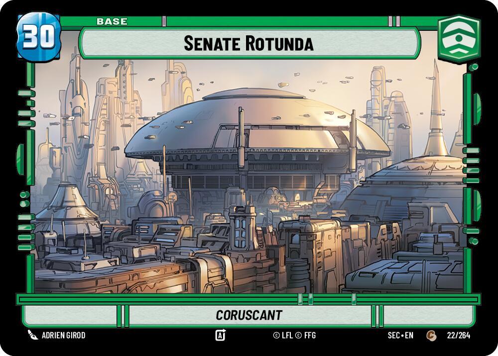 Star Wars Unlimited Secrets of Power Senate Rotunda // Spy 22/264 // T01/T02 Common Near Mint