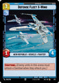 Star Wars Unlimited Secrets of Power Defense Fleet X-Wing (Foil) 570 Common Near Mint Foil