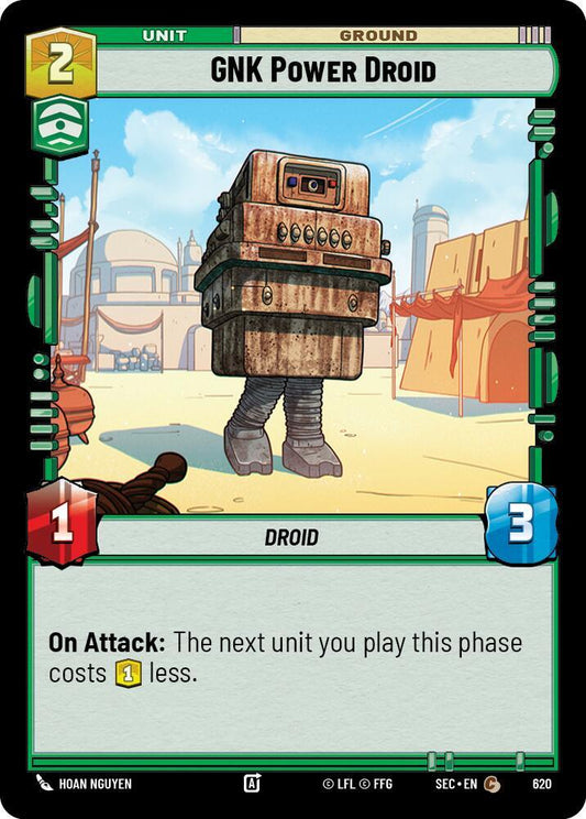 Star Wars Unlimited Secrets of Power GNK Power Droid (Foil) 620 Common Near Mint Foil