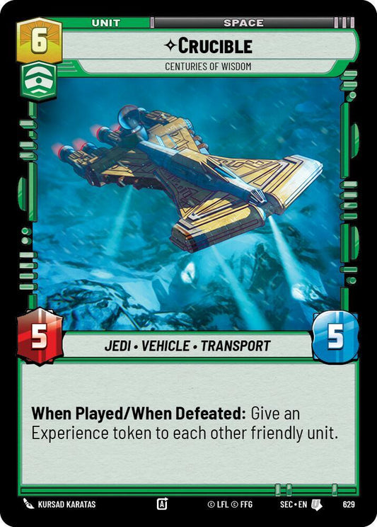 Star Wars Unlimited Secrets of Power Crucible - Centuries of Wisdom (Foil) 629 Uncommon Near Mint Foil