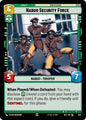 Star Wars Unlimited Secrets of Power Naboo Security Force (Foil) 630 Common Near Mint Foil