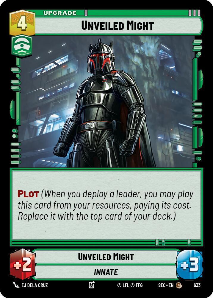Star Wars Unlimited Secrets of Power Unveiled Might (Foil) 633 Common Near Mint Foil