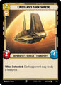 Star Wars Unlimited Secrets of Power Emissary's Sheathipede (Foil) 725 Common Near Mint Foil