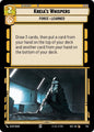 Star Wars Unlimited Secrets of Power Kreia's Whispers (Foil) 742 Common Near Mint Foil